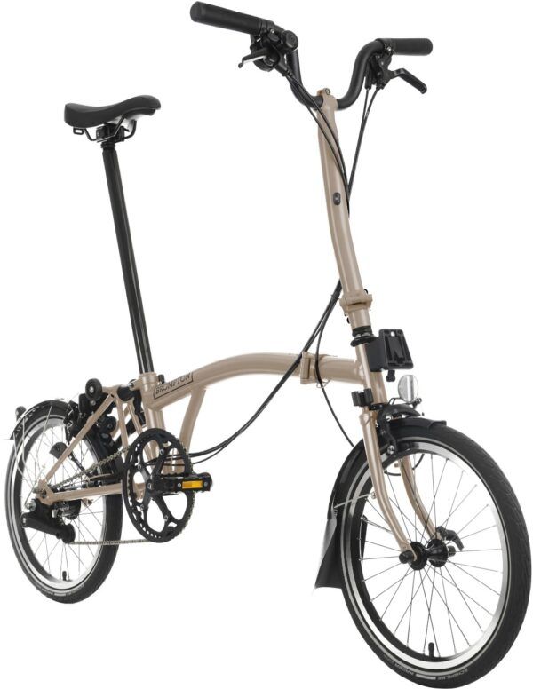 Brompton C Line Explore 2024 Folding Bike DUNE SAND